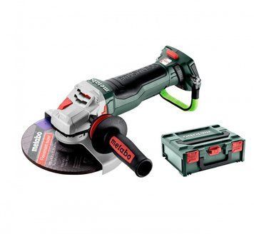 Акумуляторна болгарка Metabo WPBA 18 LTX BL 15-180 Quick DS каркас без АКБ та ЗП, metaBOX 165 L, для висотних робіт (601746840) 601746840 фото