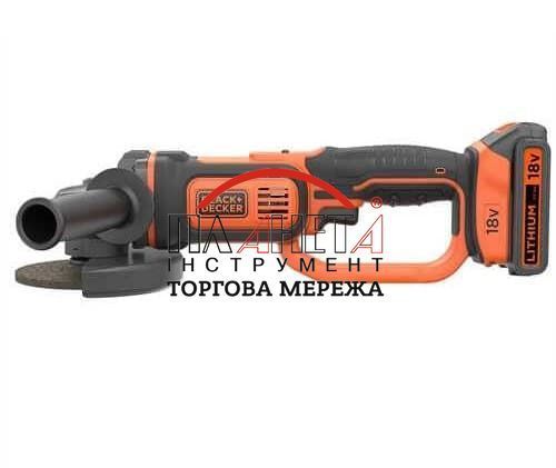 Шліфмашина кутова - болгарка акумуляторна BLACK+DECKER BCG720M1 BCG720M1 фото