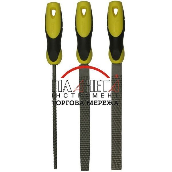 Набір 3-x рашпілів 200 мм з драчовой насічкою STANLEY 0-22-477 фото