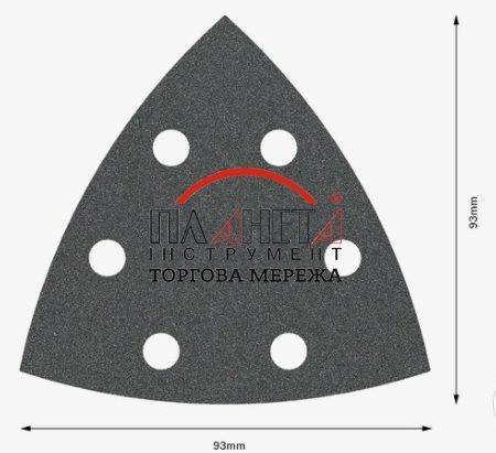 Шліфувальні аркуші для багатофункціональних та дельташліфувальних машин Bosch Professional F355 Best for Coatings + Composites, 5 штук, 93x93мм, K120, з отворами (2608605194) 2608605194 фото