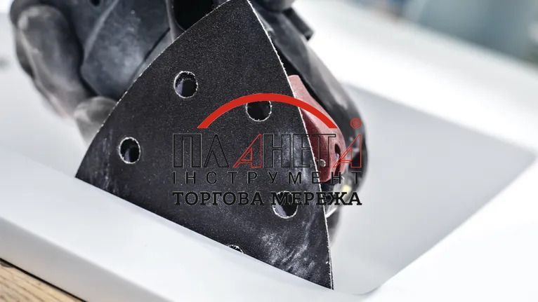 Шліфувальні аркуші для багатофункціональних та дельташліфувальних машин Bosch Professional F355 Best for Coatings + Composites, 5 штук, 93x93мм, K120, з отворами (2608605194) 2608605194 фото