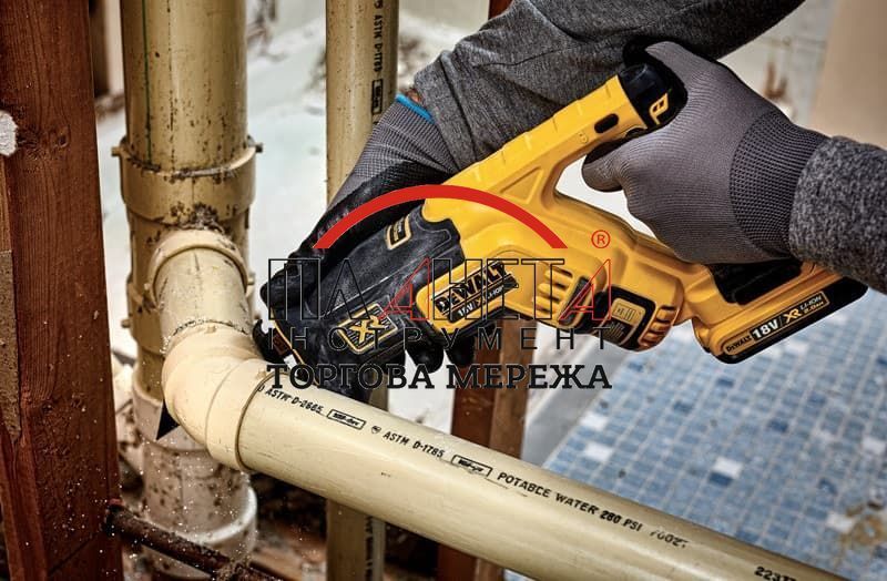 Пила шабельна акумуляторна безщіткова DeWALT DCS367NT DCS367NT фото