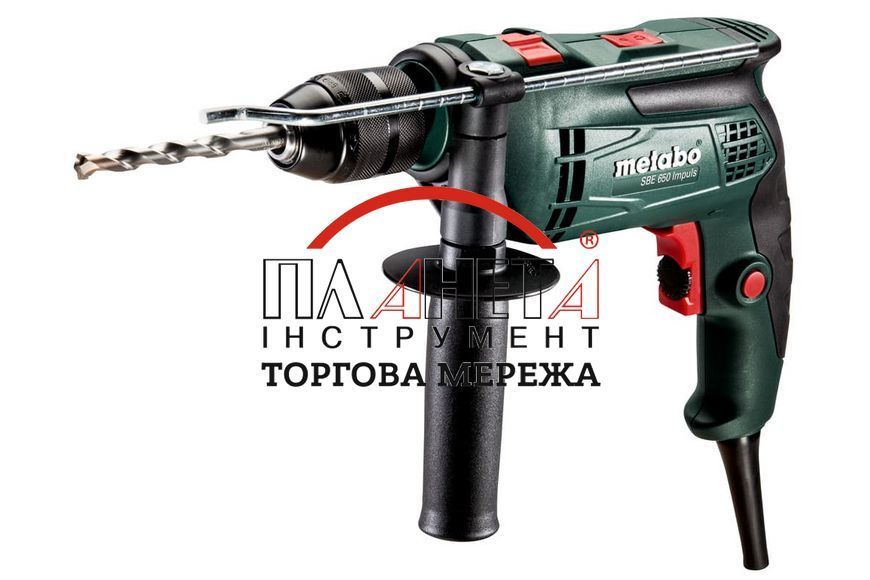 Ударний дриль Metabo SBE 650 Impulse + Валіза 600672500 600672500 фото