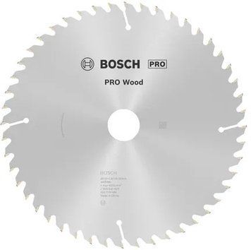Циркулярне пиляльне полотно, диск Wood Optiline Bosch Professional для мережевих ручних пилок, 230x30x1,8-2,8 мм, 48T (2608640629) 2608640629 фото