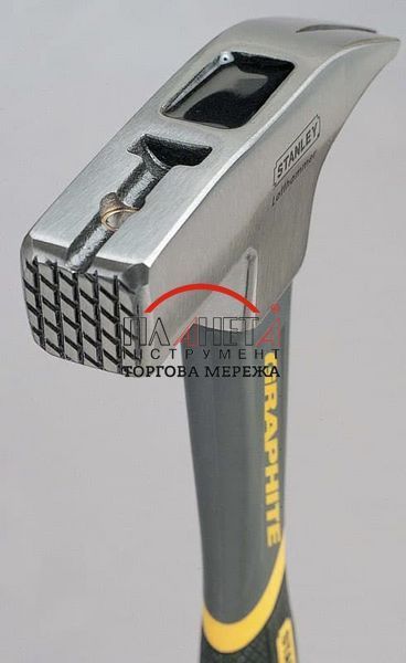 Молоток тесляра Graphite Latthammer графітовий стрижень у рукоятці STANLEY 1-51-136 фото