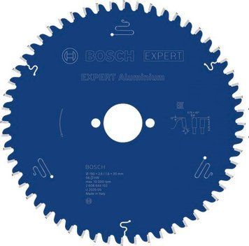 Пиляльний диск Bosch Professional Expert for Aluminium Corded для ручних дротових циркулярних пилок, 190x30x2.6, 56T (2608644102) 2608644102 фото