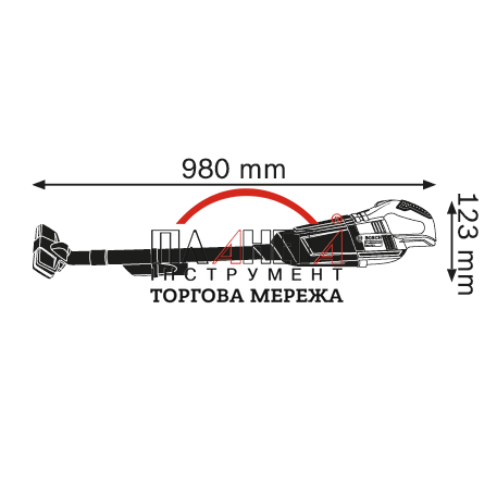 Акумуляторний пилосос BoschGAS 18 V-LI 0 (Без Акб) 06019C6100 06019C6100 фото