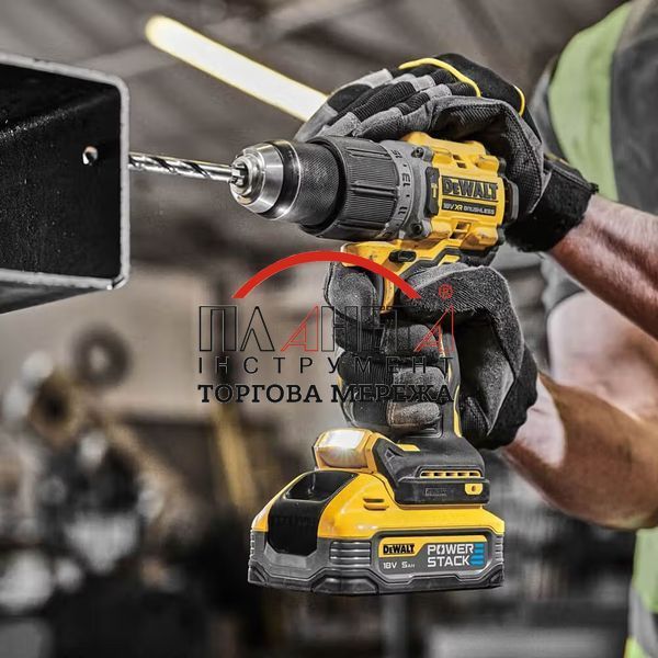Дриль-шуруповерт акумуляторний безщітковий ударний DeWALT DCD805H2T DCD805H2T фото