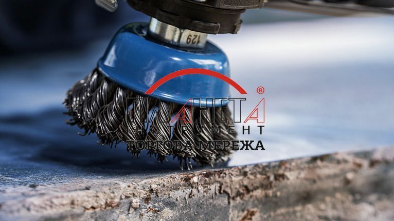 Зачисна чашкова щітка PRO Metal clean, M14, 100x05мм,  вита сталь, 180 Bosch Professional (1608614011) 1608614011 фото