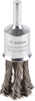 Торцева гроновидна щітка PRO Stainless steel heavy, 6мм, 19x0.35мм, пучки сталевого дроту INOX Bosch Professional (2608622129) 2608622129 фото