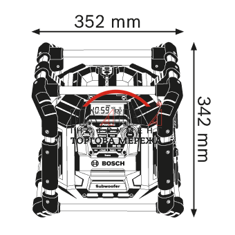 Радиоприёмник Bosch GML 50 0601429600 фото