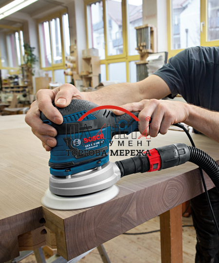 Ексцентрикова шліфувальна машина BOSCH GEX 125-150 AVE L-BOXX 060137B101 фото
