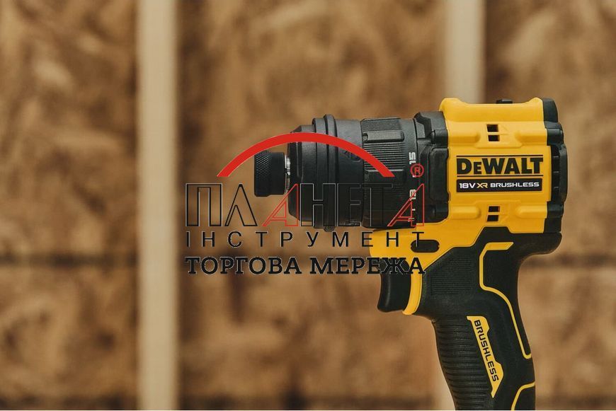 Дриль-шурупокрут акумуляторний безщітковий зі змінними насадками DeWALT DCD803NT DCD803NT фото