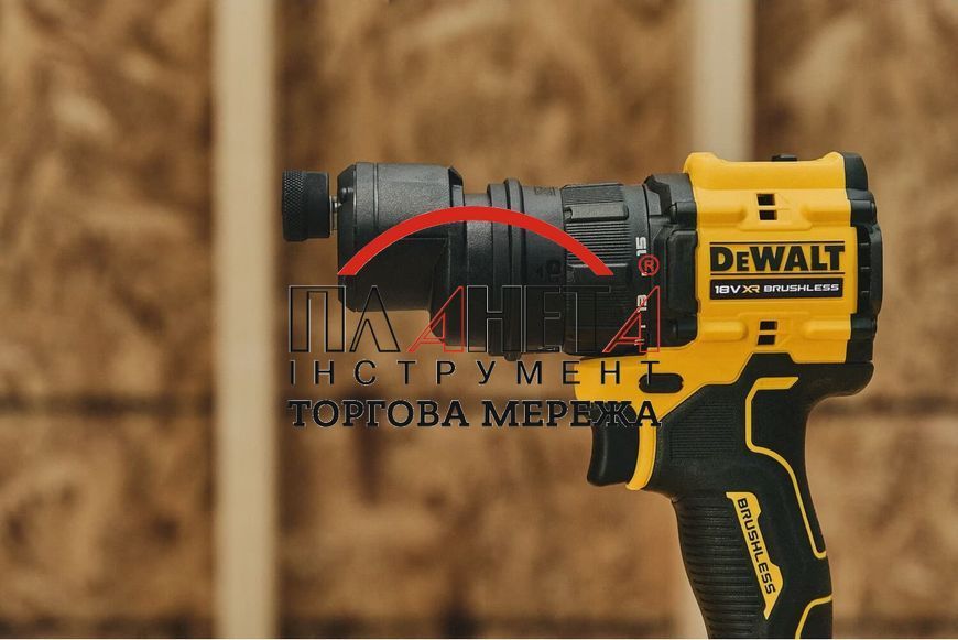 Дриль-шурупокрут акумуляторний безщітковий зі змінними насадками DeWALT DCD803NT DCD803NT фото