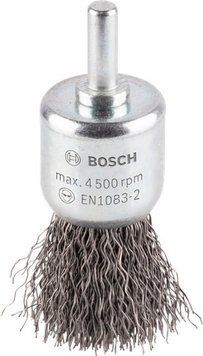 Торцева гроновидна щітка PRO Metal clean, 6мм, 25x03мм, вита сталь Bosch Professional (1609200269) 1609200269 фото
