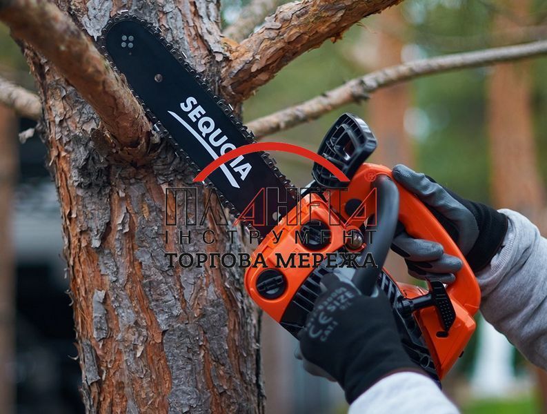 Пила ланцюгова бензинова SEQUOIA SPC0812, 0.8 кВт, довжина шини 30 см (SPC0812) SPC0812 фото