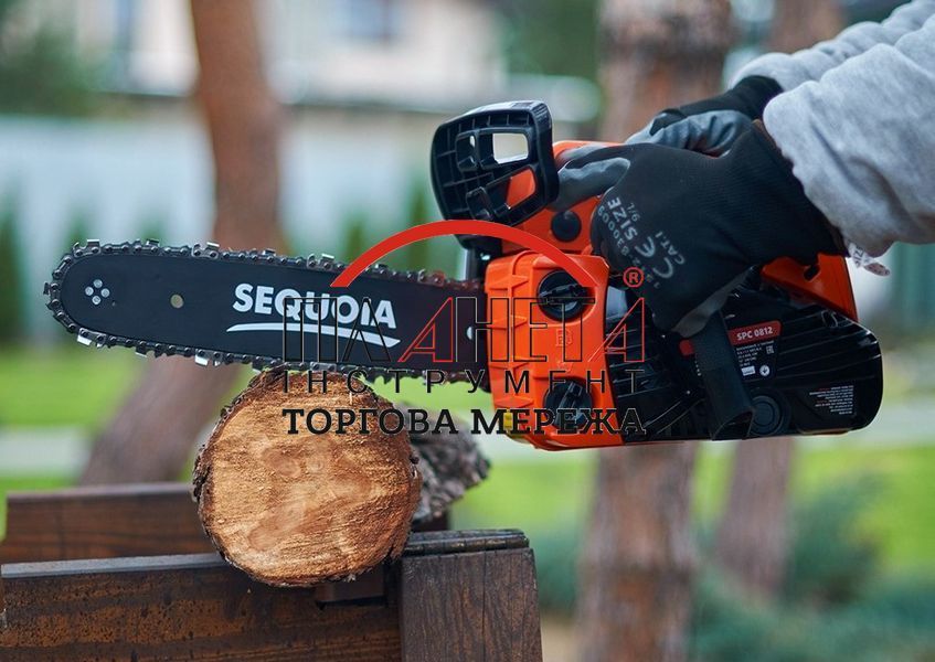 Пила ланцюгова бензинова SEQUOIA SPC0812, 0.8 кВт, довжина шини 30 см (SPC0812) SPC0812 фото