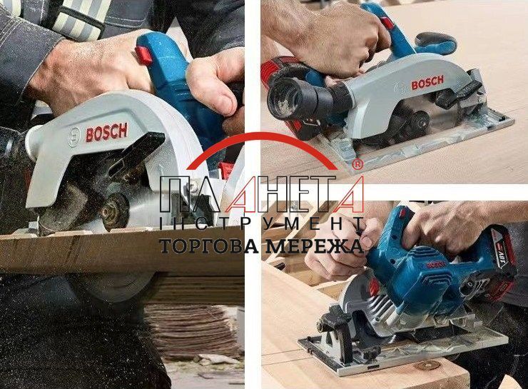Акумуляторна дискова пилка GKS 185-LI Bosch Professional без акб та зп (06016C1224) 06016C1224 фото