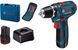 Акумуляторний дриль-шуруповерт Bosch GSR 12V-15 + AC Professional 060186810G фото 1