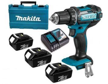 Акумуляторний ударний шуруповерт Makita DHP482RFE3 DHP482RFE3 фото