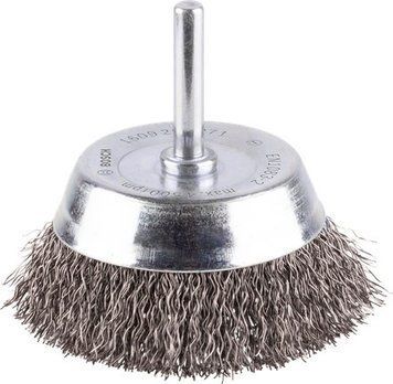 Зачисна чашкова щітка PRO Metal clean, 6мм, 70x02мм, вита сталь Bosch Professional (1609200271) 1609200271 фото