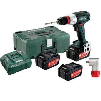 Акумуляторний шуруповерт Metabo BS 18 LT Quick 4.0Ah x3 Case Set 602104960 фото