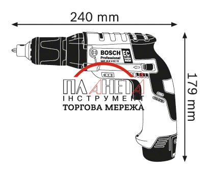 Акумуляторний шуруповерт Bosch GTB 12V-11 L-boxx 06019E4000 06019E4000 фото