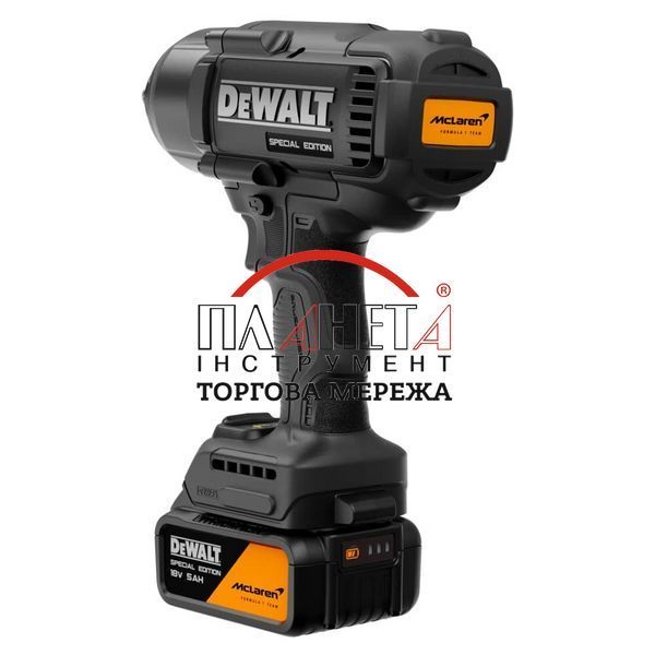 Гайкокрут ударний акумуляторний безщітковий McLaren F1 TEAM SPECIAL EDITION DeWALT DCF99MP2T DCF99MP2T фото