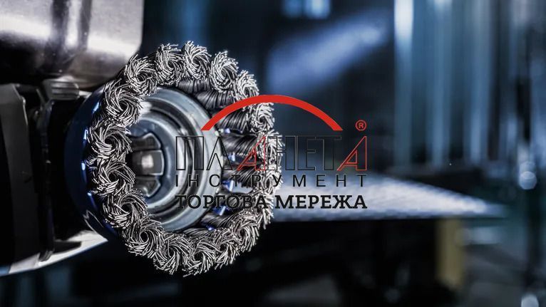 Зачисна щітка чашкова, 75x03 мм, Metal clean, хвилястий витий дріт, для невеликих кутових шліфувальних машин, X-Lock Bosch Professional (2608620725) 2608620725 фото