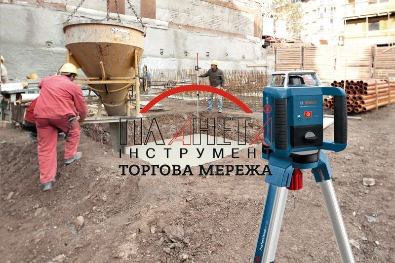 Ротаційний лазерний нівелір Bosch GRL 400 H SET 0601061800 фото