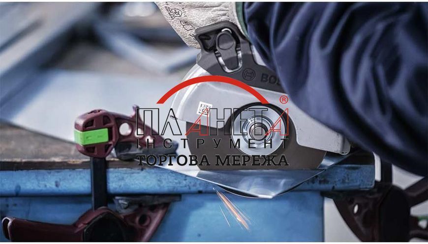 Армований відрізний круг по нержавійки, 115х1,0х22,23 мм, прямий, Bosch Professional Stainless Steel and Metal, для невеликих кутових шліфувальних машин (2608603169) 2608603169 фото