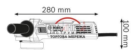 Кутова шліфувальна машина PRO GWS 9-125 Bosch Professional (0601396007) 0601396007 фото