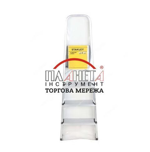 Стрем'янка Stanley, 4 сходинки, матеріал алюміній, висота 137 см, 2.8 кг (SXLDAL-004) SXLDAL-004 фото