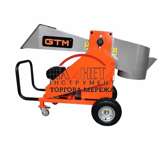 Бензиновий подрібнювач гілок дроворуб GTM LC80R 6 к.с. (82920) 82920 фото