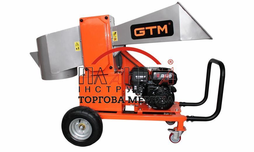 Бензиновий подрібнювач гілок дроворуб GTM LC80R 6 к.с. (82920) 82920 фото