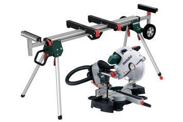 Торцювальна пила з тяговою функцією Metabo KGS 315 Plus + мобільний монтажний стіл KSU 401 (690971000) 690971000 фото