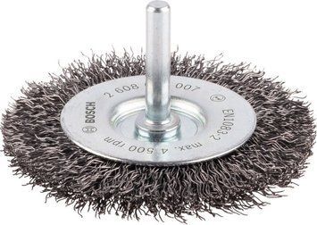 Дискова кільцева щітка PRO Metal clean, 6мм, 75x03мм, вита сталева, 8мм Bosch Professional (2608622007) 2608622007 фото