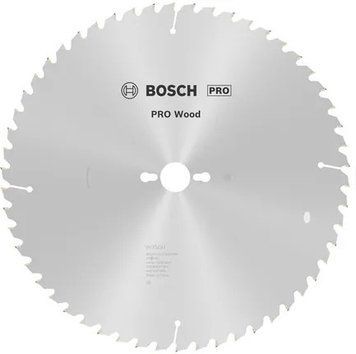 Циркулярне пиляльне полотно, диск Wood Optiline Corded Bosch Professional для мережевих настільних та торцювальних пилок з розширювальними прорізами, 350x30x2,5-3,5 мм, 54Т (2608640674) 2608640674 фото