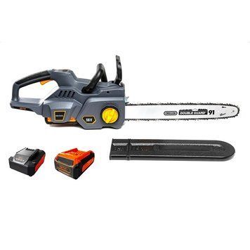 Акумуляторна ланцюгова пилка GTM CS56/3000BL KIT 56В + АКБ і ЗП (83923) 83923 фото