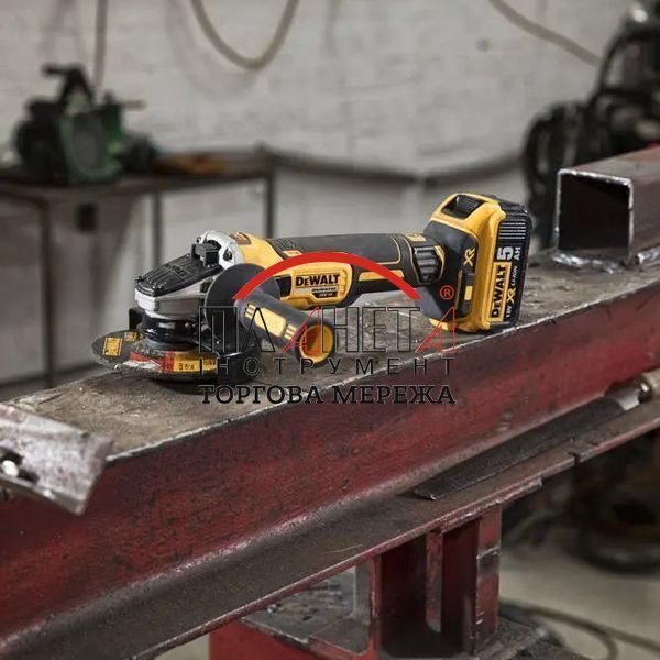 Шліфмашина кутова - болгарка акумуляторна безщіткова DeWALT DCG405P3 DCG405P3 фото