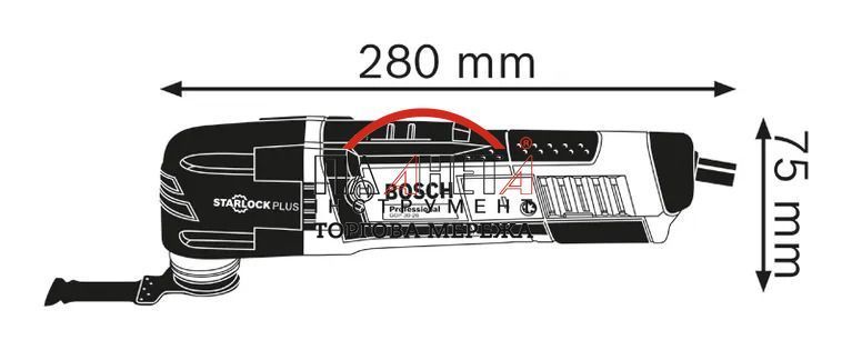 Багатофункціональний інструмент GOP 30-28 Bosch Professional (0601237000) 0601237000 фото