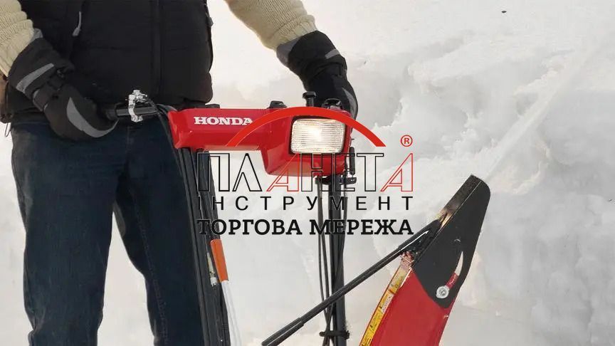 Снігоприбирач бензиновий Honda гусеничний самохідний HSS655 ETD1 (HSS655_ETD1) HSS655_ETD1 фото