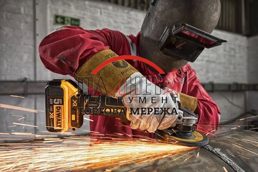 Шліфмашина кутова - болгарка акумуляторна безщіткова DeWALT DCG405P3 DCG405P3 фото