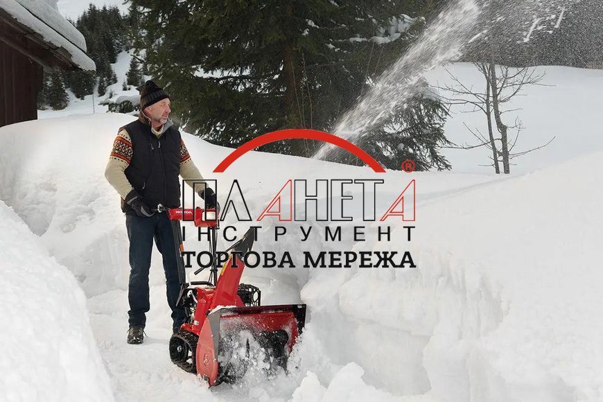 Снігоприбирач бензиновий Honda гусеничний самохідний HSS655 ETD1 (HSS655_ETD1) HSS655_ETD1 фото