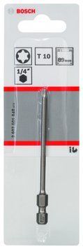 Насадка біта BOSCH Extra Hard T10, 89 мм 1 шт. 2607001648 фото
