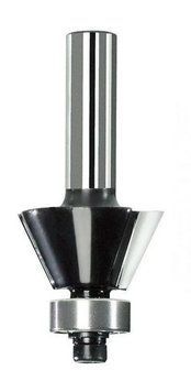 Фасонна фреза для зняття фасок Bosch Professional, кут 25&deg;, хвостовик 8 мм, для занурювальних фрезерних машин, для кромкових фрезерів (2608628351) 2608628351 фото
