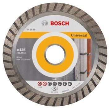 Алмазний диск Standard for Universal Turbo 125-22,23 BOSCH 2608602394 фото