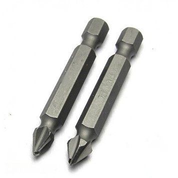 Насадка 1/4" 50мм PH2 2в1 (біта + Зенківка по дереву) 2шт. TOPTUL (FWAA0802G) FWAA0802G фото