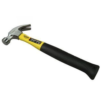 Молоток Yellow Fibreglass Curve Claw із загнутим цвяходером STANLEY 1-51-112 фото