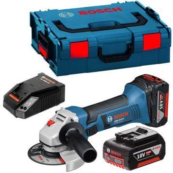 Акумуляторна кутова шліфувальна машина BOSCH GWS 18 V-LI 060193A30A 060193A30A фото